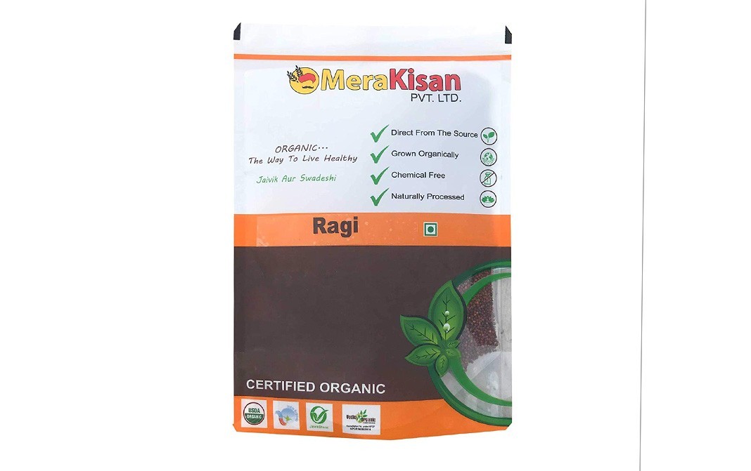 MeraKisan Organic Ragi    Pack  500 grams